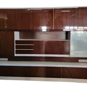 Mueble de pared de almacenamiento lacado alemán MCM