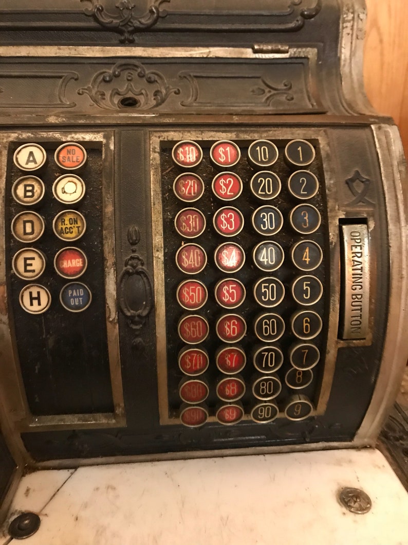 Antique NCR National Cash Register Model 1064 G Etsy