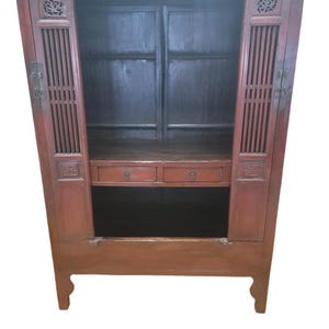 Antique Shanxi Province Red Elm Cabinet image 1