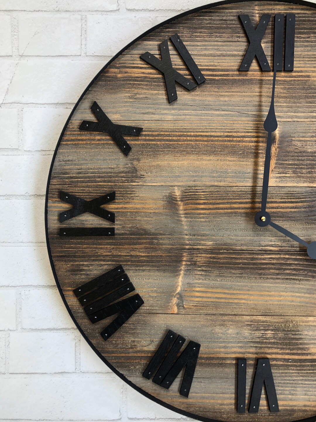20 Rustic Wall Clock, Farmhouse Style Clock Etsy