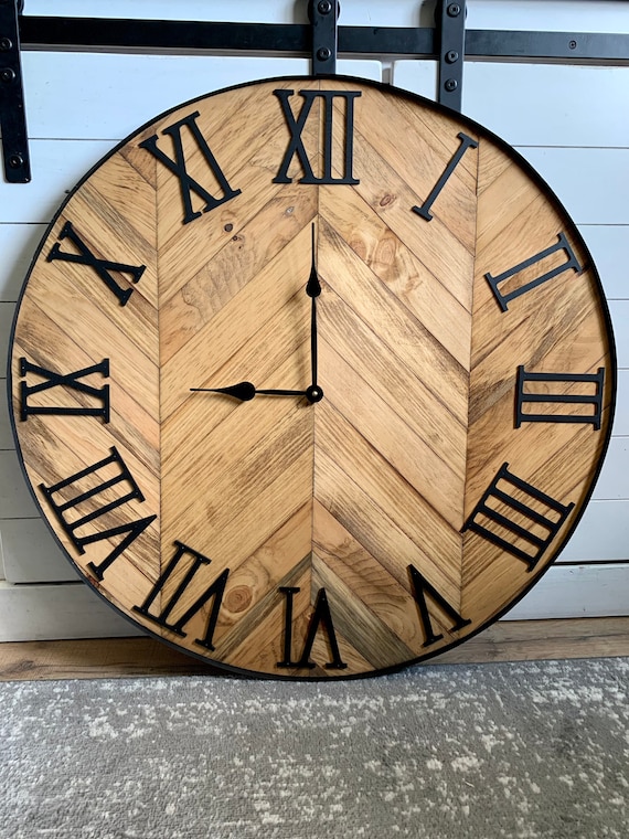 Rustic cheap wall clock