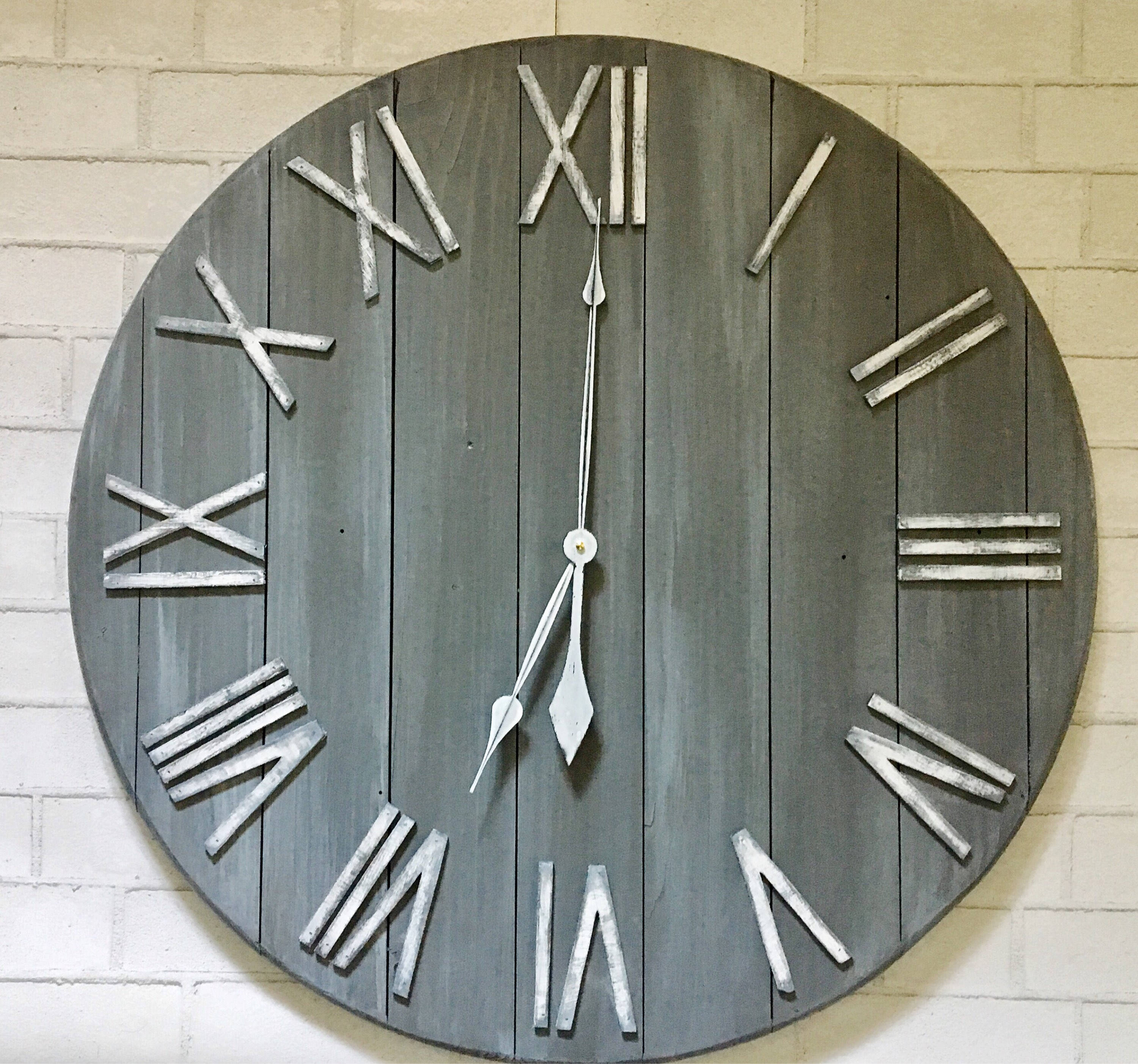 30 Large Wall Clock Farmhouse Clock Farmhouse Decor Etsy