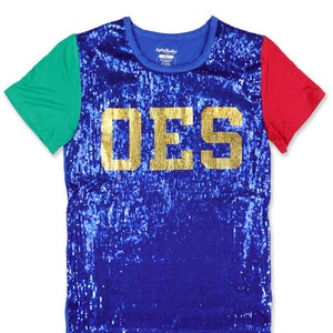 Order of Eastern Star Royal Sequin Tee