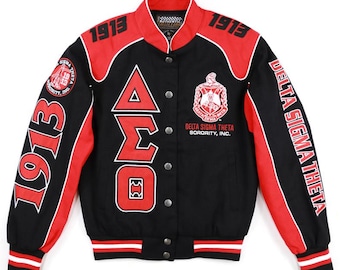 Delta Racing Twill Black Jacket