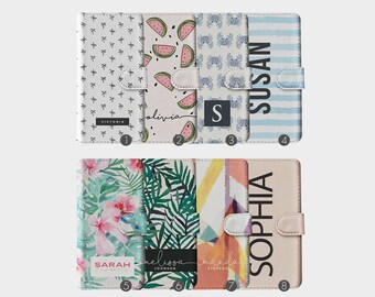 House Palm Trees Tropics Leather Passport Holder Cover Case Travel One Pocket