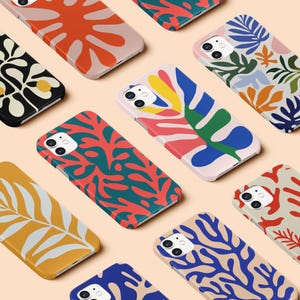 Étui pour portable Matisse | Coques Iphone 16 Pro | iPhone 13 | Iphone 15 | Iphone 14 | iPhone 11 | Iphone 15 Pro | Coque Samsung S24 S23 | Impression artistique