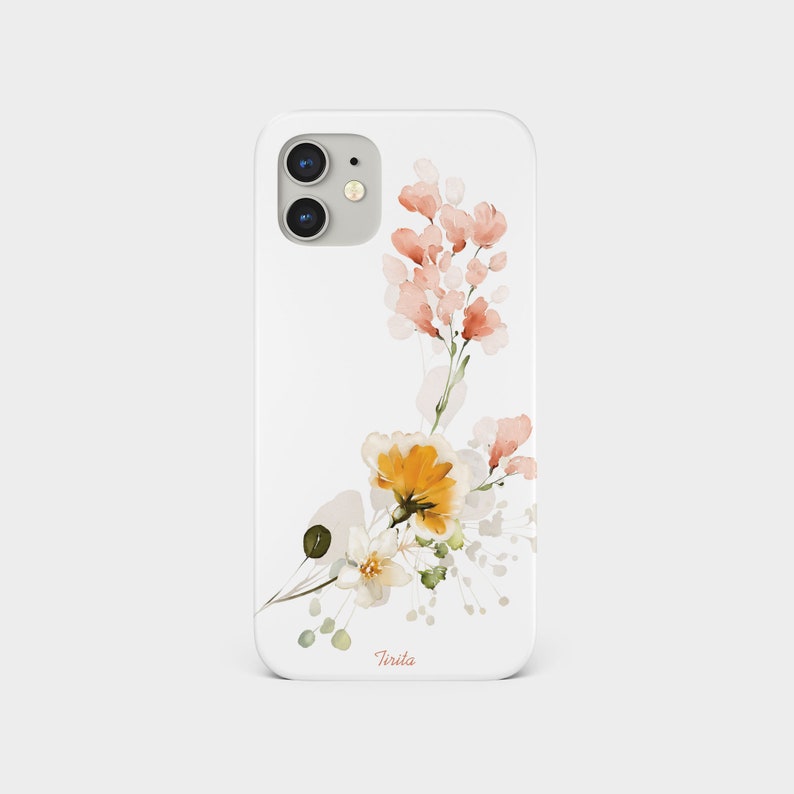 Tirita Hard Phone Case Cover Floral Rosen Vintage Blumen Kirschblütenzweig für iPhone 15 14 13 12 5 5s SE 6 7&8 X Xs Samsung S20 S10 S9 07