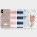 Personalised Initials Custom Hard Phone Case Rose Gold Hearts Striped Marble Glitter iPhone 12 SE 5 5s SE 6 6s 7&8+ X Xs Xr Samsung Motorola 