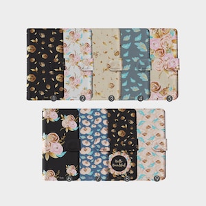 Tirita Wallet Flip Phone Case Vintage Floral Gold Roses Golden Shabby Chic para iPhone 15 14 13 12 5 SE 6 6s 7 e 8 X XR Samsung S20 S10 S9