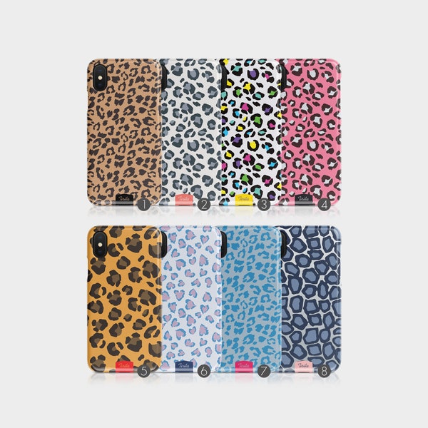 Tirita Hard Phone Case Animal Print Leopard Tiger Cheetah Wild Cats Colorful for iPhone 14 13 12 11 Xs 5s 8 SE 6s Samsung Galaxy S20 S10