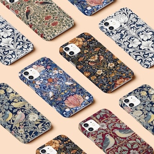 Étui pour portable William Morris | Coques Iphone 16 Pro | iPhone 13 | Iphone 15 | Iphone 14 | iPhone 11 | Iphone 15 Pro | Coque Samsung S24 S23 S22