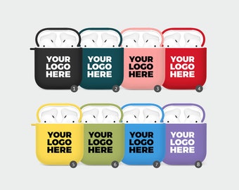 Tirita Personalised Airpod Case Cover Soft Shell For Airpods 1 2 & Pro  - Corporate Gifting Custom Logo, Image, Text Customisable Case