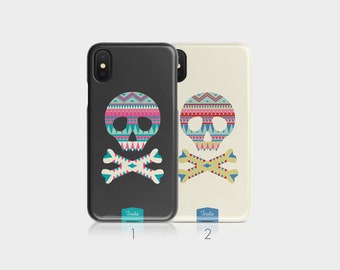 Tirita Hard Phone Case Mexican Sugar Sculls Jolly Roger Crossbones iPhone 12 5 5s SE 6 6s 7 & 8 Plus X Xs 11 Samsung Motorola LG Huawei HTC