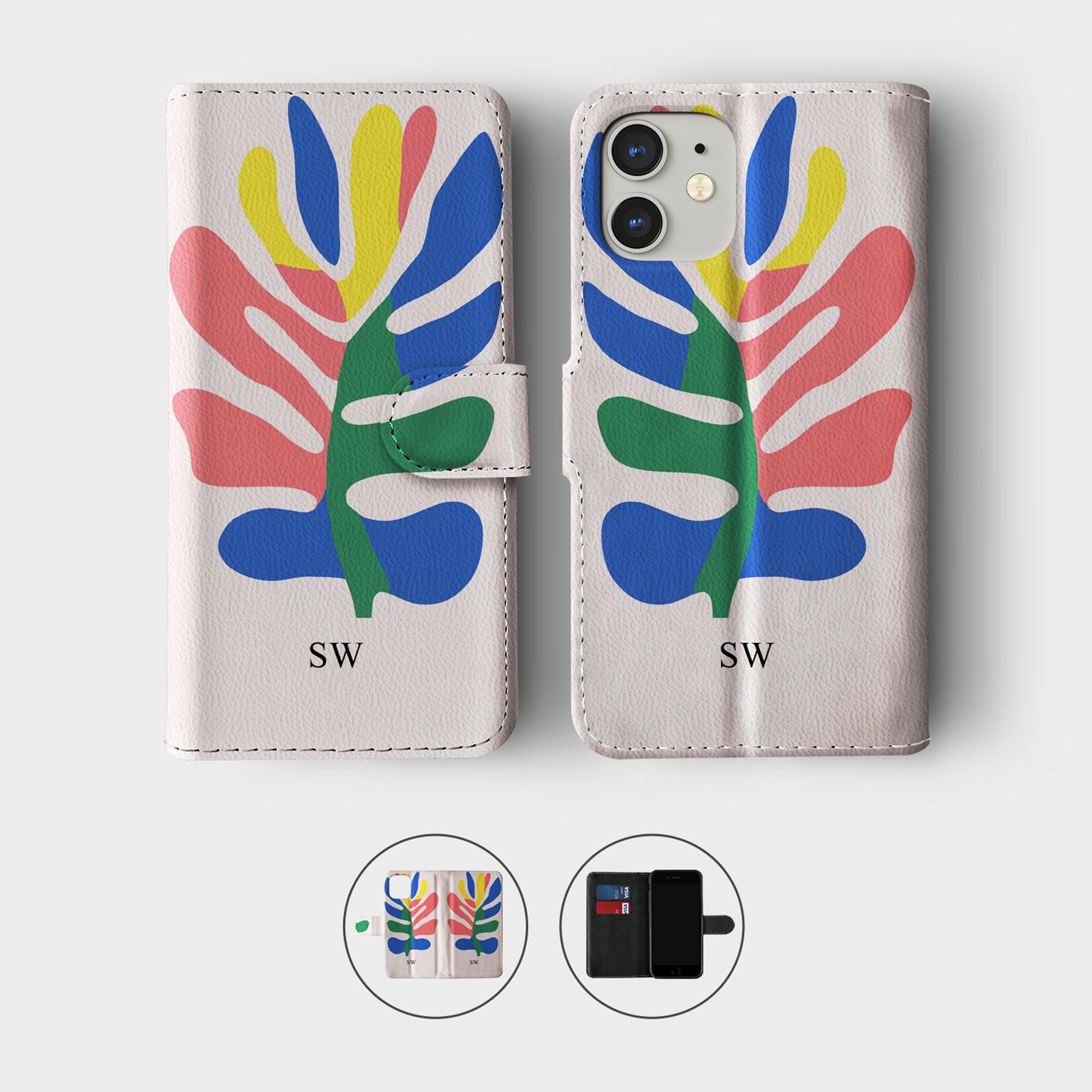 Custodia Portafoglio Tirita Personalizzata Per IPhone (Serie 16/15/14/13/12/11/SE) Con Stampa Matisse