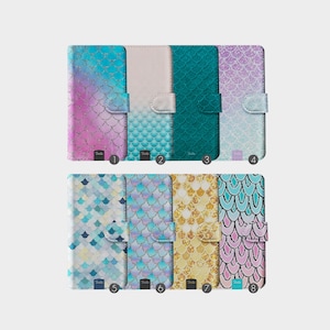 Tirita Wallet Leather Flip Phone Case Mermaid Tail Scales Sea Creatures Fantasy Fairy for iPhone 15 14 12 11 5 SE 6 6s 7 8 Plus X Xr Xs Max