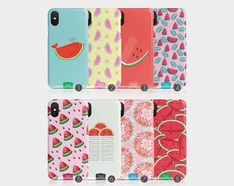 Tirita Hard Phone Case Watermelon Summer Fruit Red Pink Holidays Fresh for iPhone 12 5 5s SE 6 6s 7&8 + X Xs 11 Samsung Motorola LG Huawei