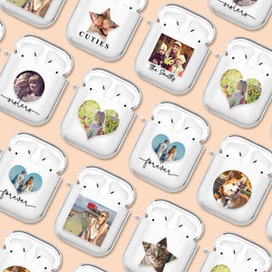 Personalised AirPod Case Custom Photo Picture Image Cover for AirPods 1st 2nd 3rd generation and AirPods Pro 1st generation