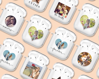 Personalised AirPod Case Custom Photo Picture Image Cover for AirPods 1st 2nd 3rd and 4th generation and AirPods Pro 1st 2nd generation