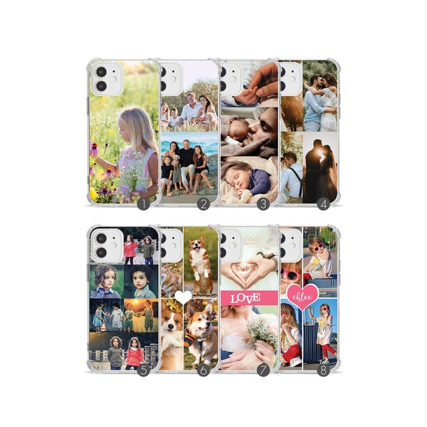 Coque de téléphone personnalisée antichoc pour iPhone 15 14 13 12 11 6 7 8 10 SE 2022 Samsung Galaxy S20 S10