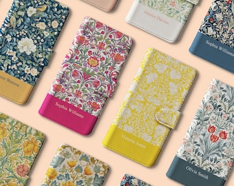 William Morris Wallet Phone Case | Iphone 17 Cases | Iphone 16 Pro | Iphone 13 | Iphone 15 | Iphone 14 | Iphone 11 | Samsung S25 S23 S22 S21
