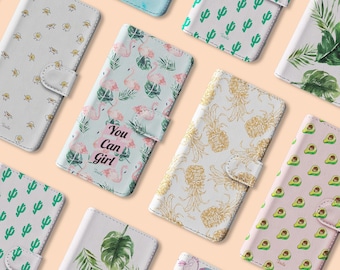 Tirita Wallet Leather Flip Phone Case Cactus Flamingo Pineapple Palm Leaves Avocado for iPhone 15 14 13 12 11 5 SE 6 6s 7 8 Plus X Xr Xs Max