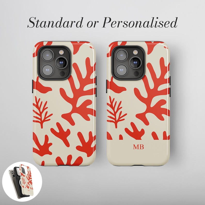 Personligt blommigt Matisse-skal | iPhone 18 Pro Max | iPhone 17-skal | iPhone 16 Pro | 15 14 13 12 11 16e 17e Air Plus Mini | MagSafe 07