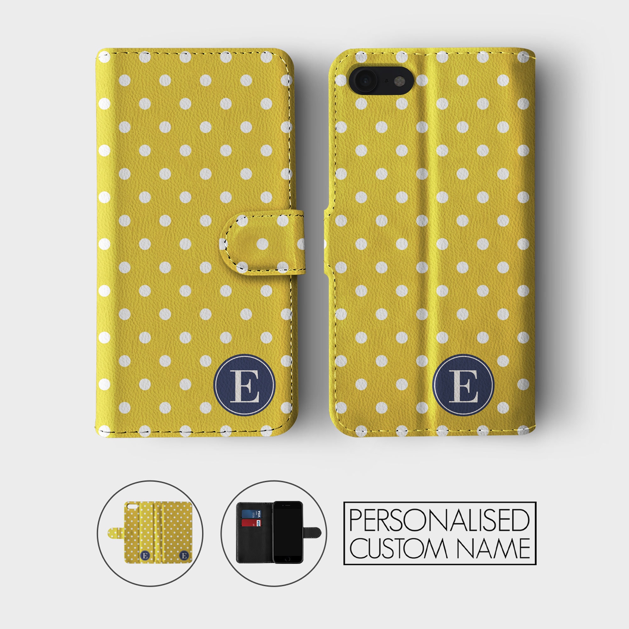 Tirita Personalised Wallet Flip Case Custom Shabby Chic Etsy