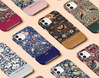 William Morris Personalised Phone Case | Iphone 17 Cases | Iphone 16 Pro | Iphone 13 | Iphone 15 | Iphone 14 | Iphone 11 | Samsung S25 S24
