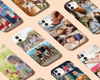 Personalised Phone Case Custom Photo Picture Image Cover for iPhone 17 17e 16 16e 15 14 13 12 11 6 7 SE Pro Max, Samsung S25 S24 S23 S22 S20