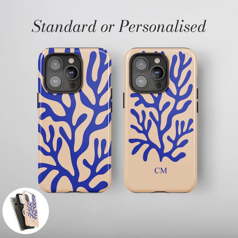 Personligt blommigt Matisse-skal | iPhone 18 Pro Max | iPhone 17-skal | iPhone 16 Pro | 15 14 13 12 11 16e 17e Air Plus Mini | MagSafe 05