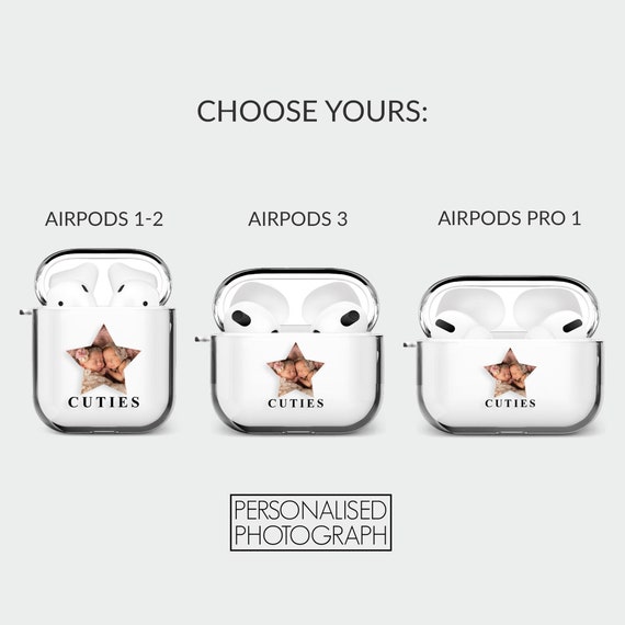 Personalised AirPod Case Custom Photo Picture Image Cover for