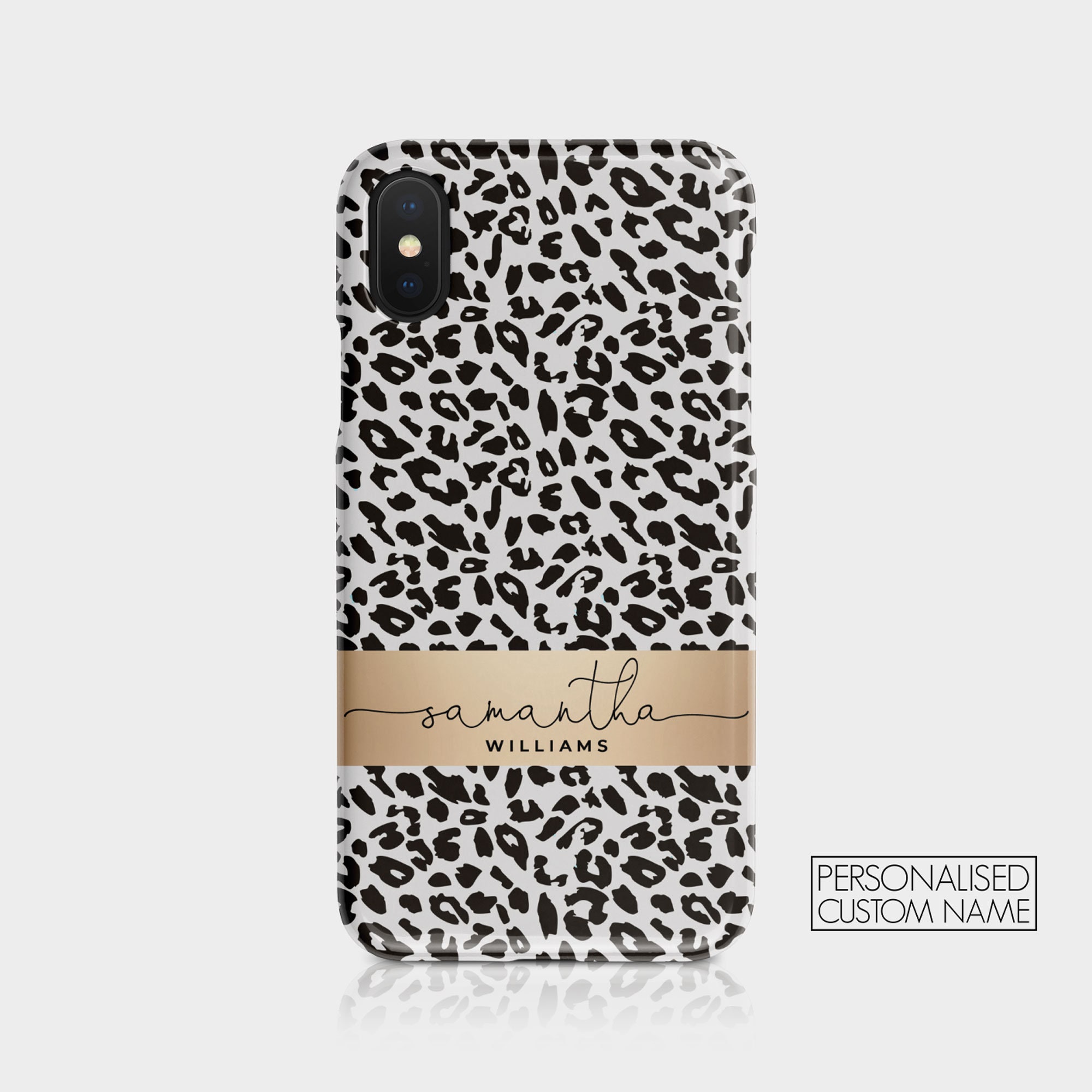 Personalised animal print iphone 7 plus cover Clearance