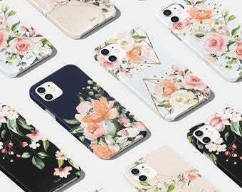 Tirita Phone Case Floral English Roses Vintage Peony Flowers Shabby Cute iPhone for iPhone 16 16e 15 14 13 12 Pro Max Samsung S24 S23 S22