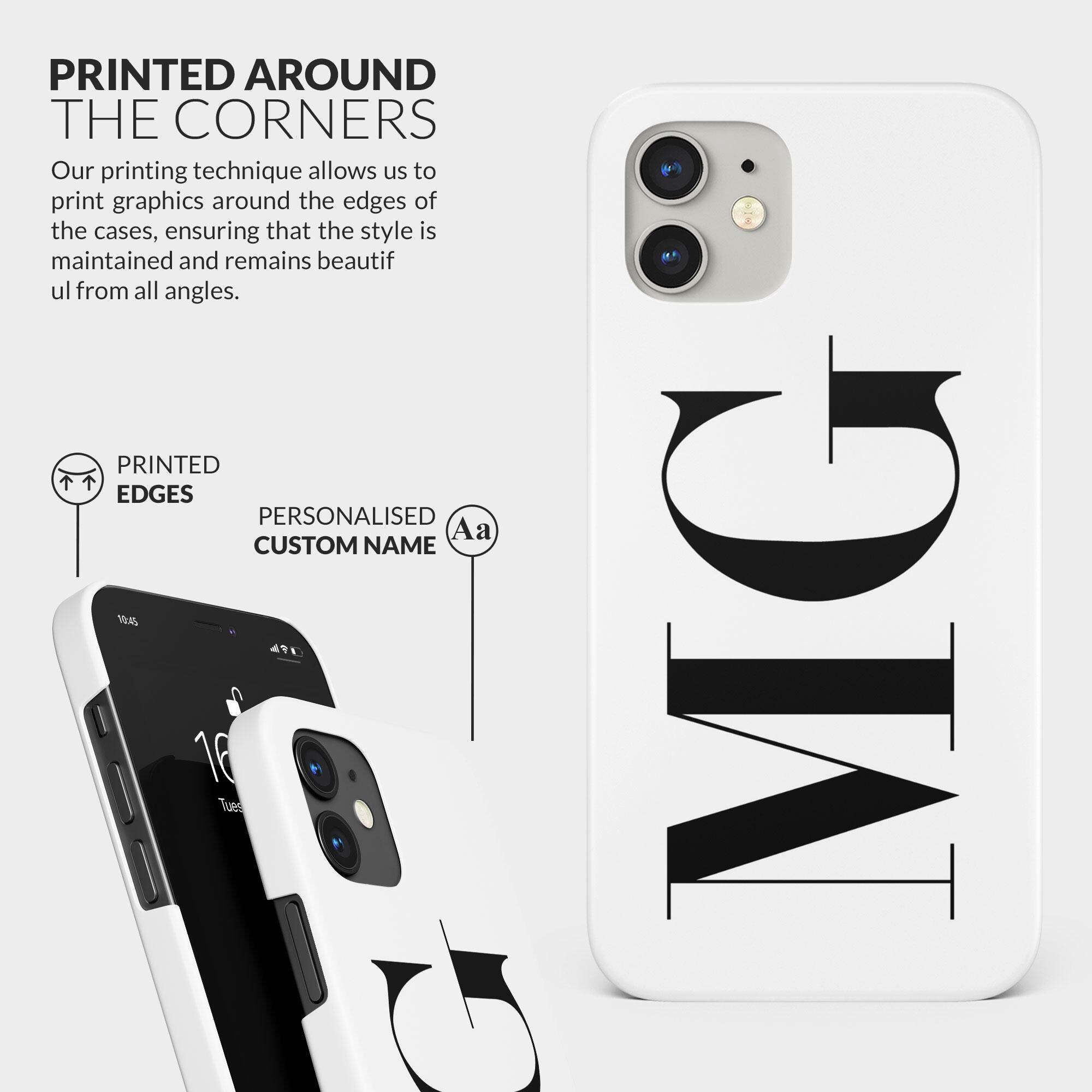 Handyhülle Mit Name Blumen Stoßfest IPhone 11 12 13 14 Personalisiertes IPhone Handyhülle Mit Blumen & Namen - Stoßfestes Cover Für IPhone 11-14 IPhone 14 Pro Wallet Case