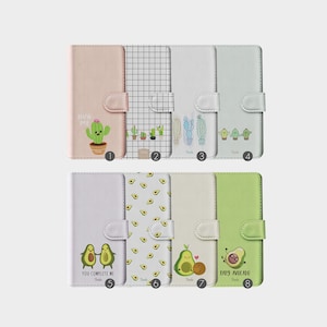 Tirita Wallet Leather Flip Phone Case Cactus Kawaii Abacate Cacto Citações Engraçadas para iPhone 15 14 13 12 11 SE 6 6s 7 8 Plus Xr Xs Max Samsung