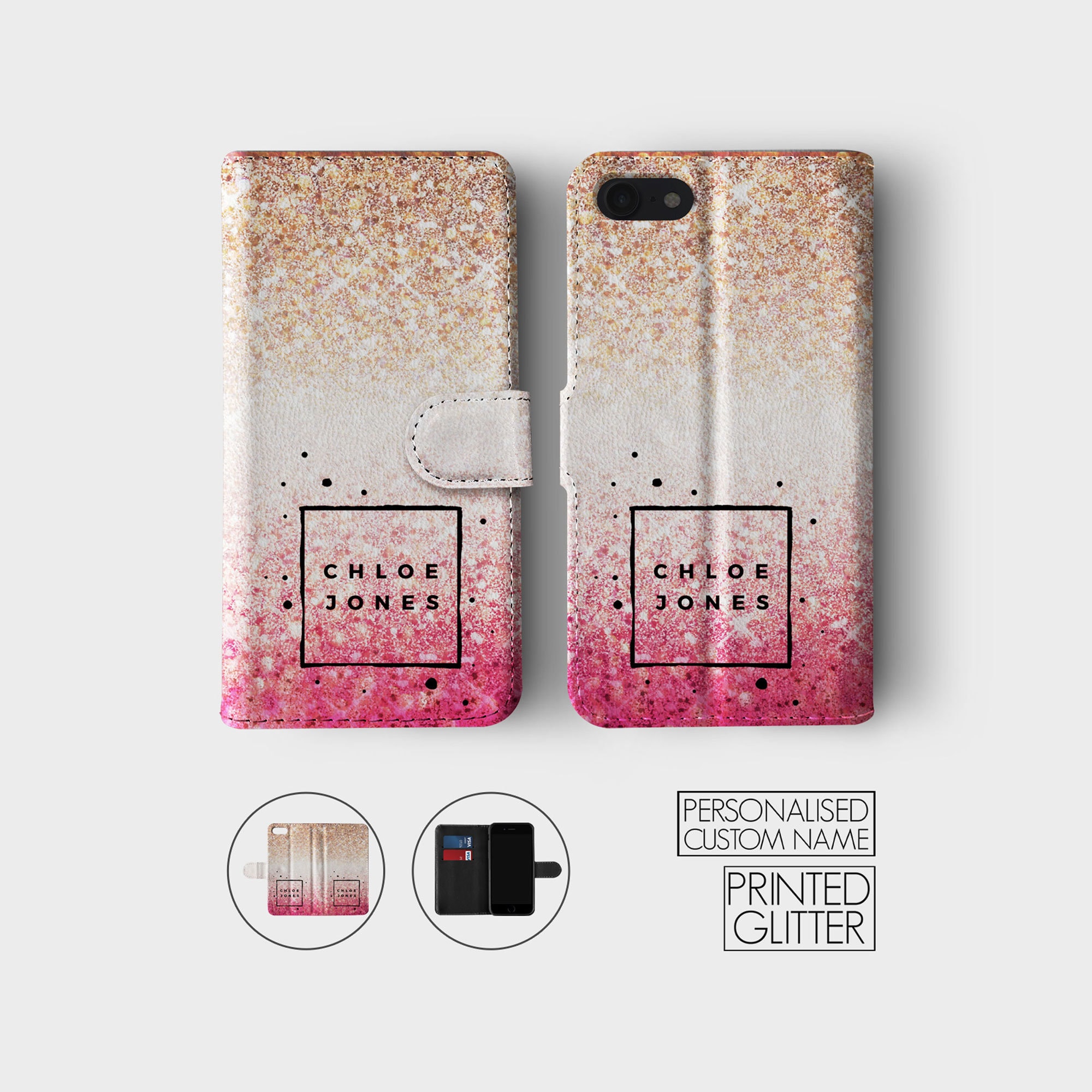 Custodia Rigida Per Telefono Personalizzata Con Iniziali In Marmo, Motivo A Vortice, Rosa E Grigio, Monogramma Elegante Per IPhone 12, 5 SE, 6, 7, 8 Plus, Samsung Galaxy, Motorola, HTC - Italia - Foto 7