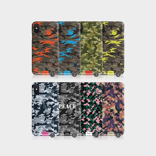 Tirita Hard Phone Case Camuflaje Army Camo Pattern Military Arctic iPhone 12 11 5 5s SE 6 6s 78+ X XsMax Xr Samsung Motorola LG Huawei