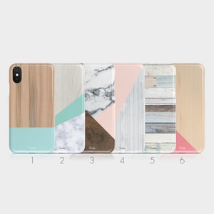 Tirita Hard Phone Case Marble Woodgrain Granite Stone Texture Pink for iPhone 12 5 5s SE 6 6s 7&8 + X Xs 11 Samsung Motorola LG Huawei HTC