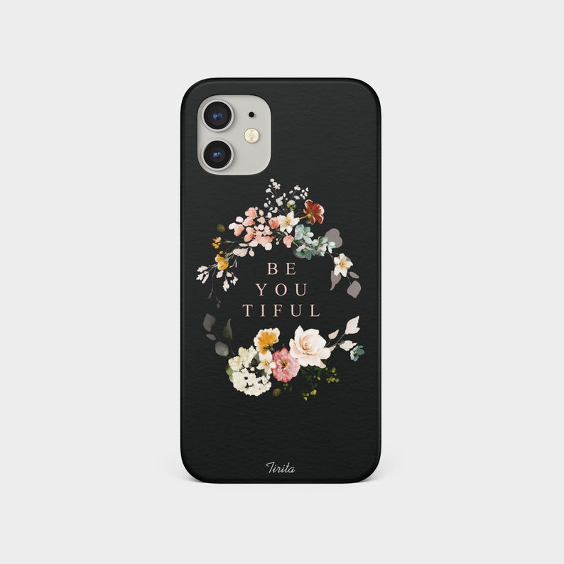 Étui rigide pour téléphone Tirita, roses florales, fleurs vintage, branche de fleurs de cerisier pour iPhone 15 14 13 12 5 5s SE 6 7 & 8 X Xs Samsung S20 S10 S9 08