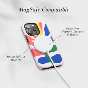 Personligt blommigt Matisse-skal | iPhone 18 Pro Max | iPhone 17-skal | iPhone 16 Pro | 15 14 13 12 11 16e 17e Air Plus Mini | MagSafe bild 4