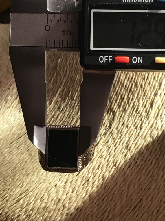 Jadeite Jade Forest Green Black Rectangular Authe… - image 6