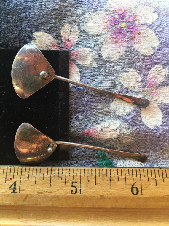 Artisan Designed 2" Dangle Sterling Silver French… - image 4