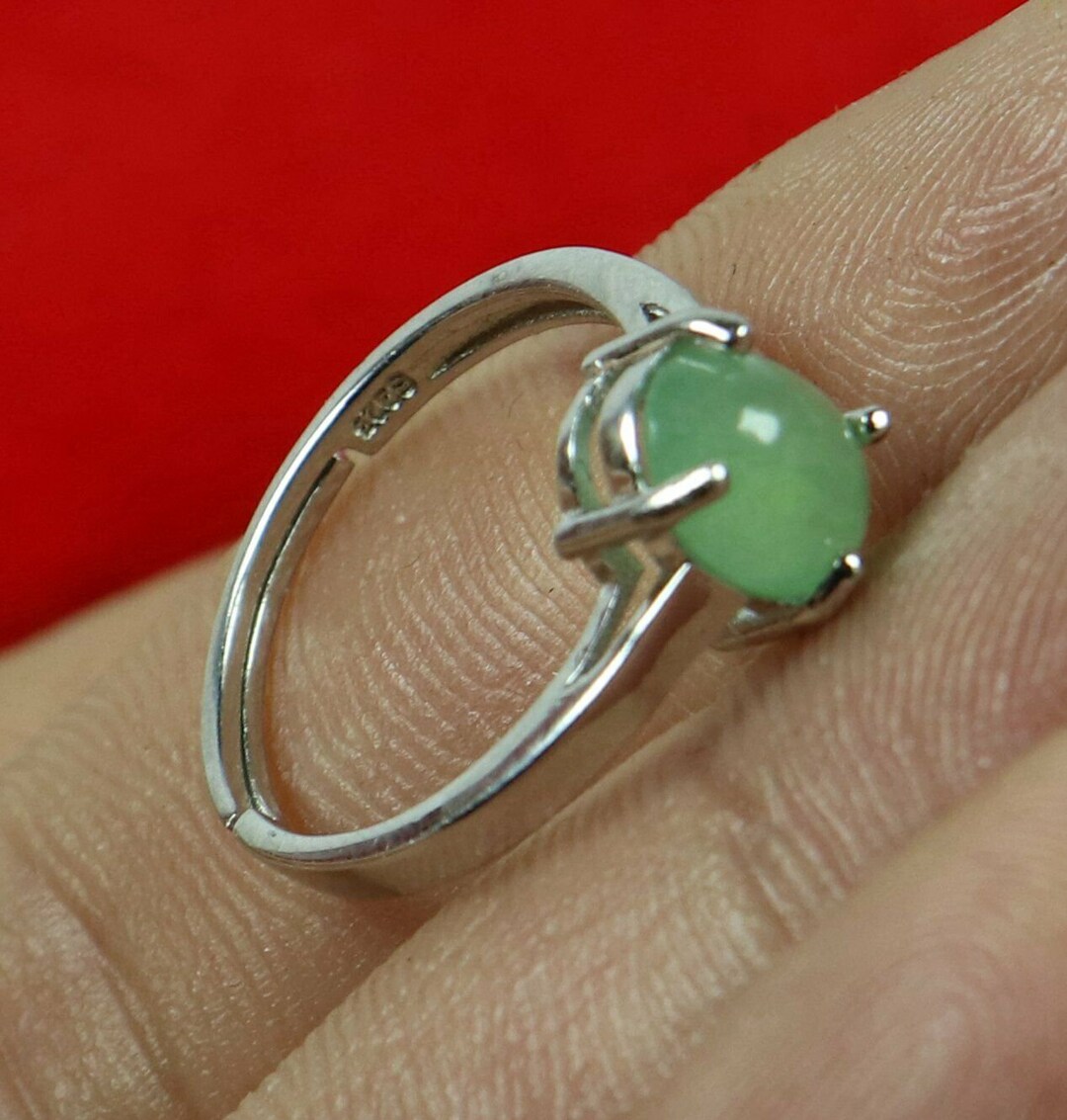 Colgante Redondo De Jadeíta Natural Verde De Birmania - Piedra De 34mm, Hecho A Mano, Sin Tratamiento