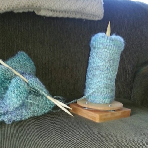 Wood Yarn Holder/spinner Etsy