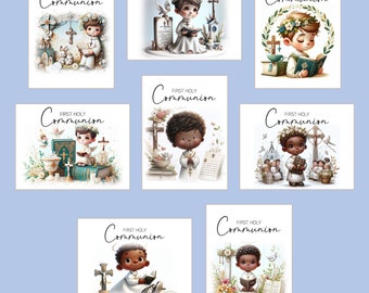 First Holy Communion - Male (8 Versions)