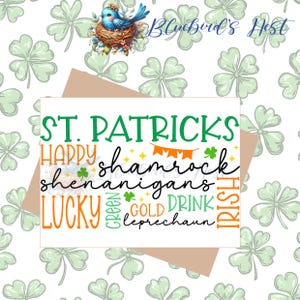 St. Patrick&#39;s Day - Word Cloud