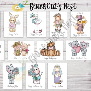 Secret Sister Card Set (12)