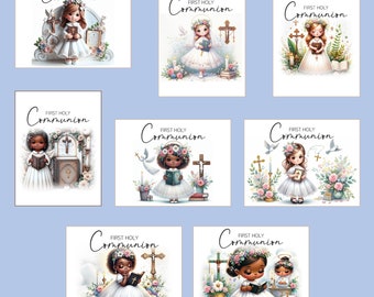 First Holy Communion - Female (8 Versions)