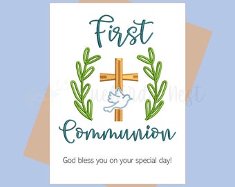 First Holy Communion - God Bless You on Your Special Day