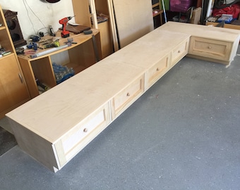 Banquette/Bench with Big Storage Drawers